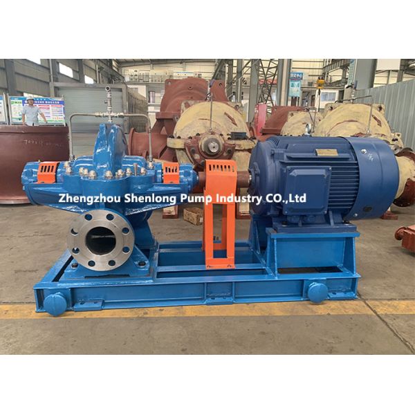 Bomba de carcasa partida de 22kw 126m3/h, altura de 33.5m, alta eficiencia, desalación