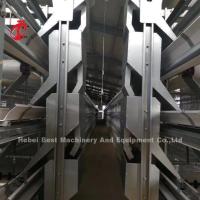Élevage de volailles galvanisées Un système de cage automatique de type pour les couches au Nigeria populaire Rose