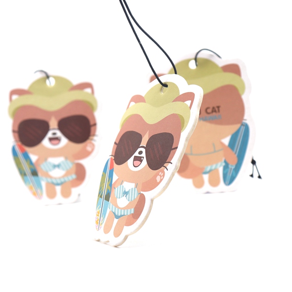 Long Lasting Hanging Car Perfume Paperboard Air Freshener
