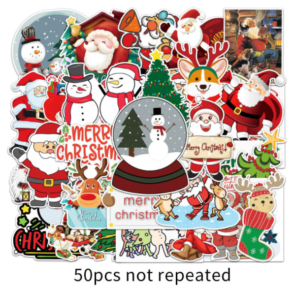 prenda impermeable amistosa del PVC de Eco de las etiquetas engomadas de la pintada de la historieta 50pcs