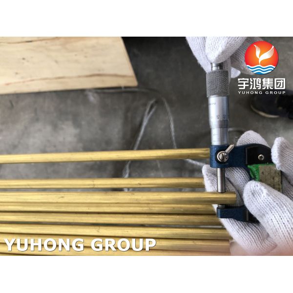 EN12449 CuZn20Al2As C68700 Brass Seamless Tube for Power Plants Condenser