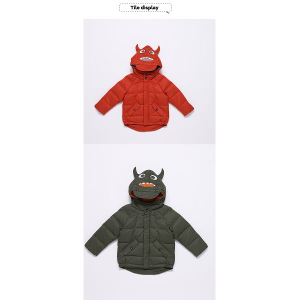Trendy Brand Clothing Children Outdoor Coat Uniform Puffer Genuine Fashion Winter Feather Down Jacket