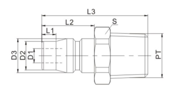 Тип быстрых муфт нержавеющей стали мужской, собственная личность премьер-министра запирая быстро - отключите муфты
