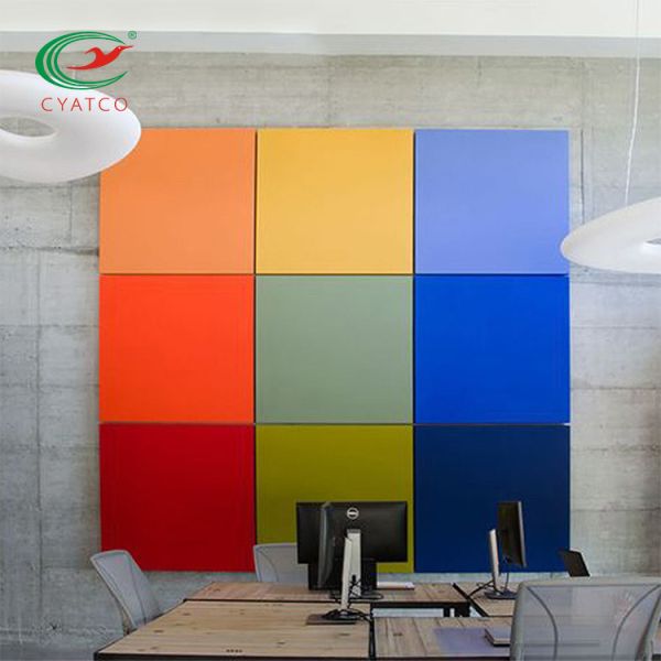 Nontoxic Durable Soundproof Fabric Wall Panels Multiscene Reduce Noise