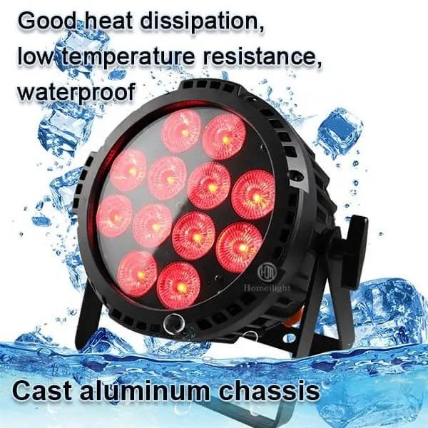 12x18W Wireless Battery Par Can RGBWA UV 6in1 IP65 Waterproof Par Light Uplight