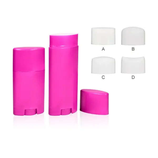 Empty White Stick Eco Deodorant Stick Solid Deodorant Container Refillable Deodorant Stick