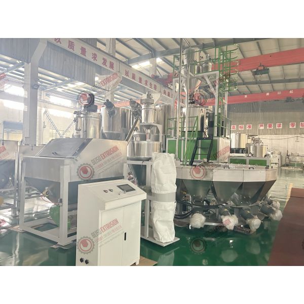 Instalación de pesaje automático de aditivos de mezcla de polvo de plástico de PVC
