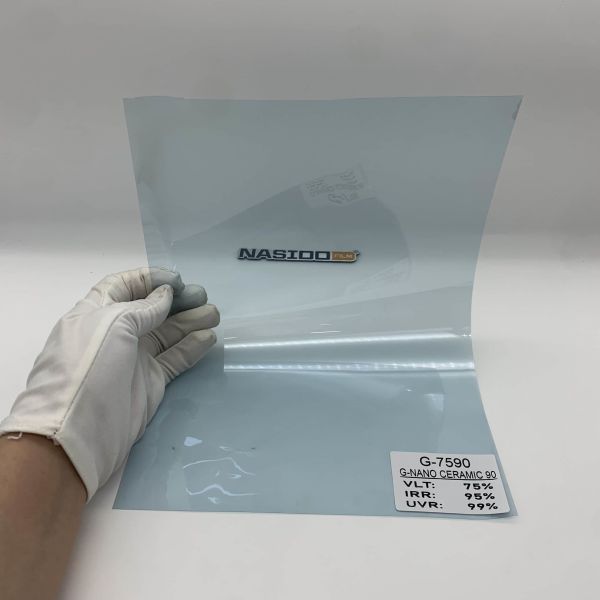 G-7590 Nano Ceramic Film Car Window Protection Anti-uv Light Blue Heat Rejection