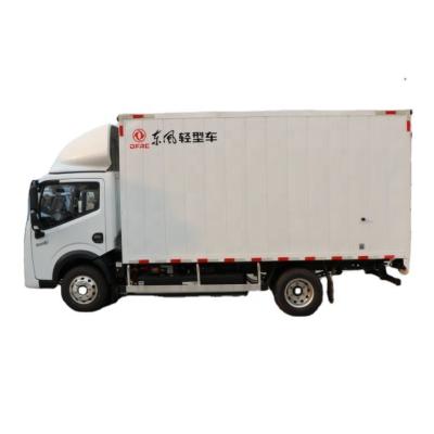 Electric Fuel Type Dongfeng Cargo Trucks with 4200X2100X2100 mm Cargo Tank Dimension