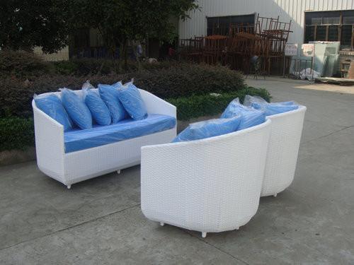 3 Seat - 4 Seat Aluminum Frame Fashion Outdoor Rattan Sofa Set