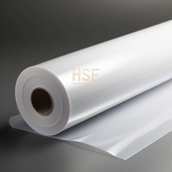 80 микрон непрозрачный белый моно аксиально ориентированный пленочный ролик PE УФ-излучение