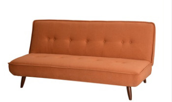 Yellow Royal Functional Sofa Bed Simple Folding Manually Operated