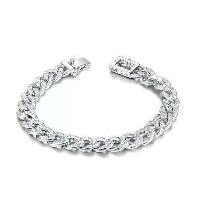 7.05g Hip Hop Bling Bracelets Letter Diamond Couple