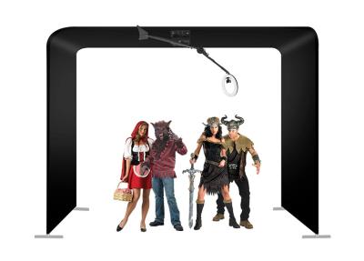 Overhead Photo Booth Machine Automatic Top 360 Photo Booth With Flight Case