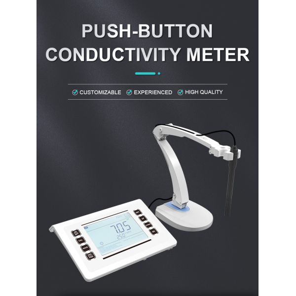 High Accuracy ±0.8% FS Portable Conductivity Meter for Quick TDS Analysis 0 100 g/L