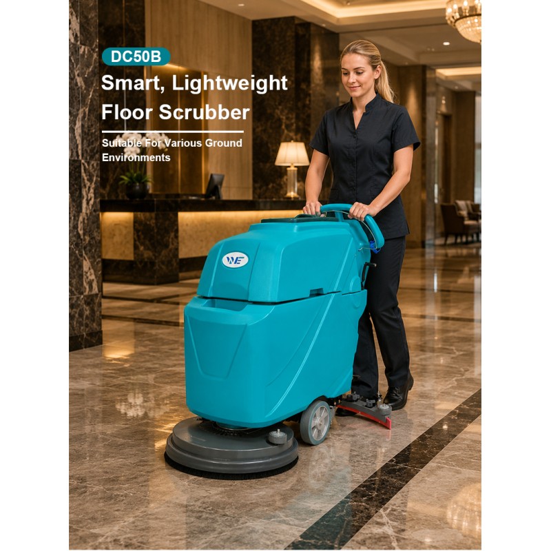 High Quality Electric Floor Scrubber CE Certification Commercial Cleaning Equipment Suitable for Factory Warehouse