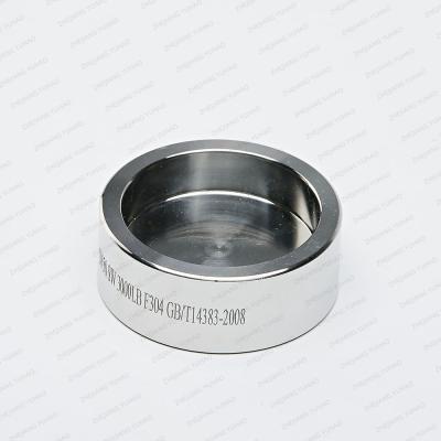 BSPT Stainless Steel Screw Pipe Fittings Round Plug For Chemical Engineering