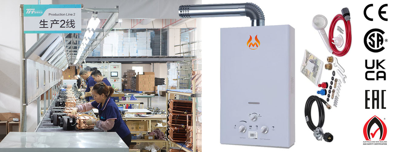 Propane LPG Tankless Gas Water Heater Instant Boiler Water Heater 12L 14L 16L 20L 24L