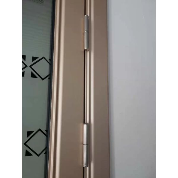 Jamaica Lt Gold Moisture Proof Seal Strip Entry Bathroom Toilet Security Shower Interior Swing Glass Aluminium  Door