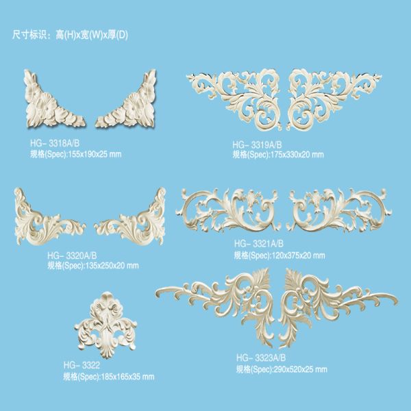 Popularhot Sales New Factory Price Skirting Ceiling Cornice Mold Decorative PU Crown Moulding