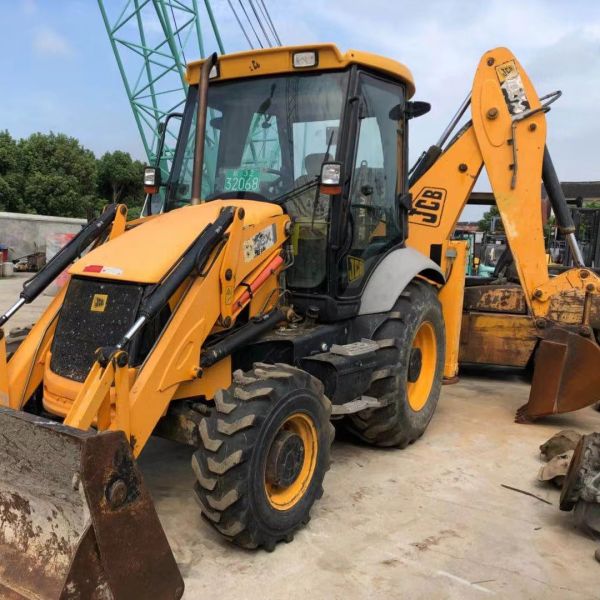 JCB 4CX/3CX Used Backhoe Loader with 0-2000 Working Hours and Liyuan Hydraulic Valve