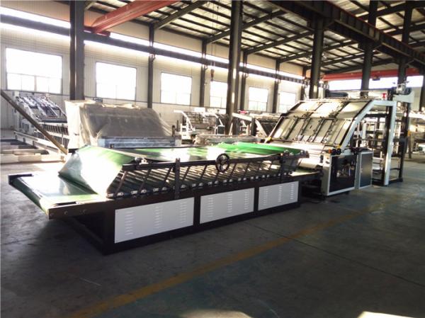 Semi Automatic Flute Laminating Machine , High Speed Carton Box Making Machine