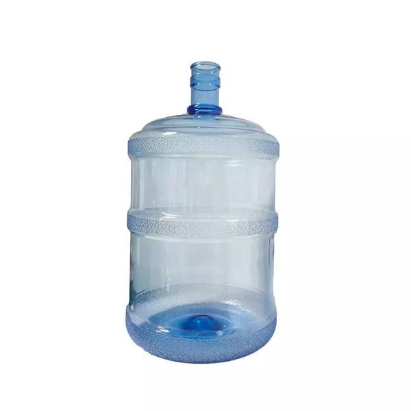 No Handle Empty 5 Gallon Water Bottle Recyclable Blue PC For Water Cooler Dispenser