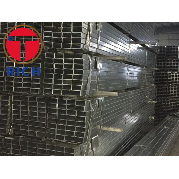 Black Hollow Section Welded Steel Pipe Rectangular Cold Rolled