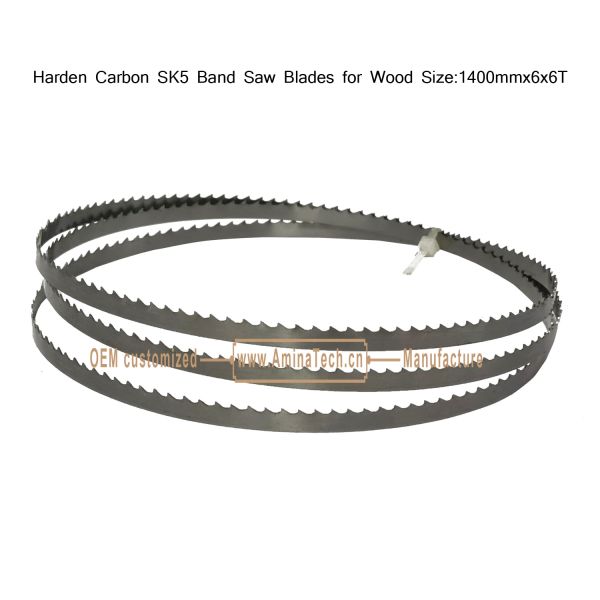 Carbon SK5 Band Saw Blade for Wood Size :1400mm x6x6T