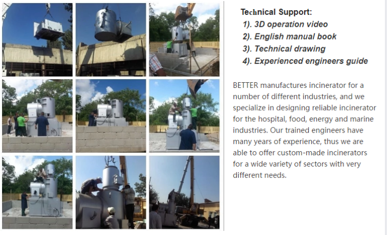 Высокотемпературное пиролитическое сжигание отходов оборудование для обработки отходов