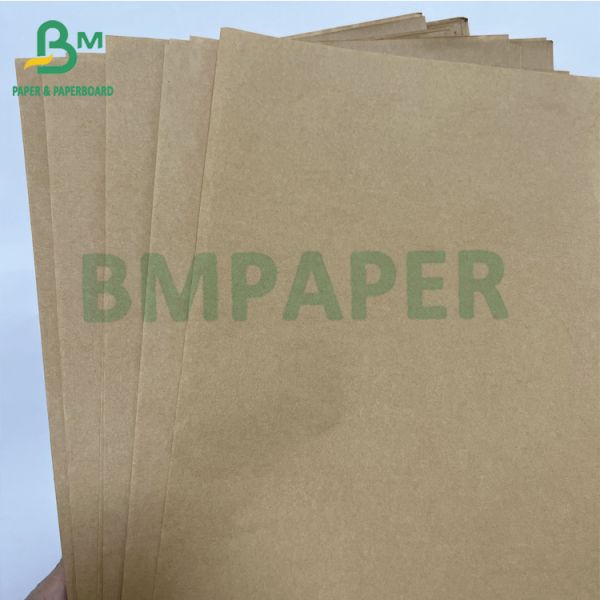 Emballages alimentaires papier kraft naturel fort 40 50 GSM recyclable