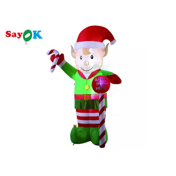 Spirit Giant Inflatable Holiday Decorations 8ft Cute LED Halloween Courtyard Decor
