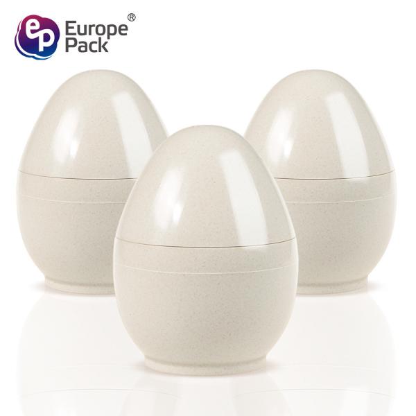 Eco-friendly biodegradable 160ml egg shape Bamboo Fiber  dessert Cup