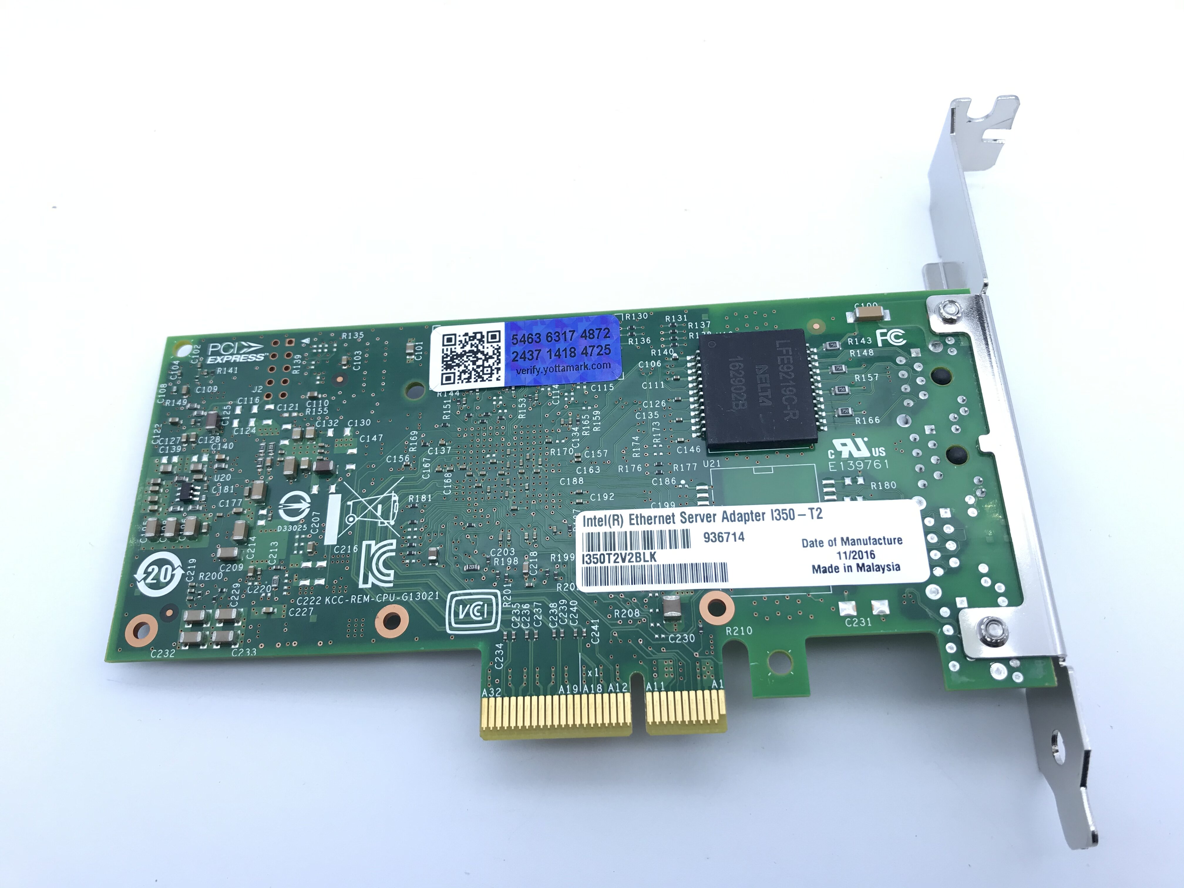 I350-T2 2 карта сети переходника I350 сервера локальных сетей порта 1GB SFP+ PCle