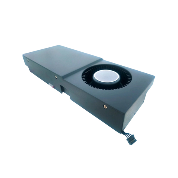 OEM Custom Gigabyte RTX 4090 Side-Blow Turbo GPU Cooler, Industrial Grade Blower Heatsink for Multi-GPU Server & Data Center