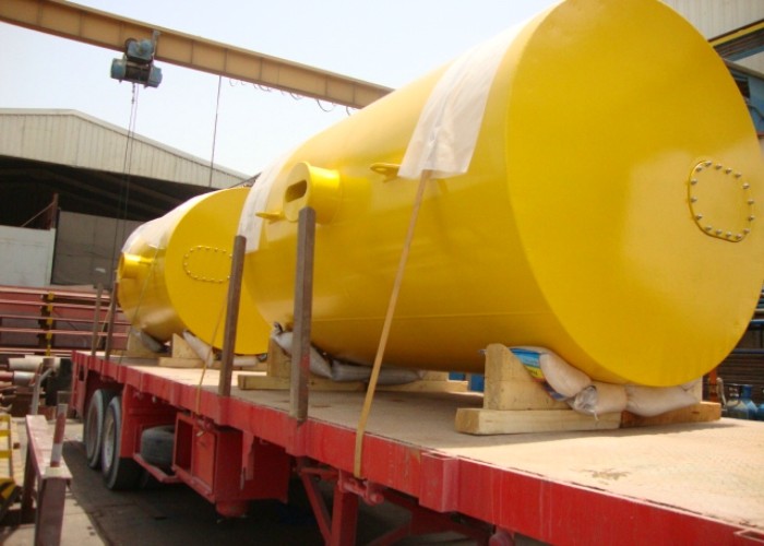 Морской оффшорный стальной томбуй зачаливания 1200мм с крюками томбуя быстрого выпуска