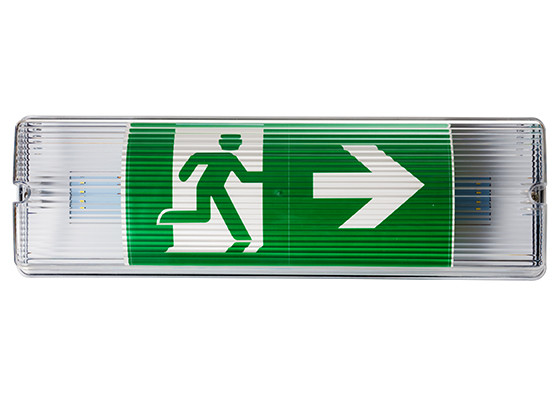 Waterproof Emergency Light 3 Hours Operation Exterior ABS Casing Plate IP65 L122MN