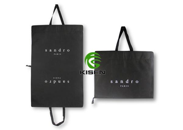 Luxury Dustproof Suit Protector Garment Bag , Non Woven Plastic Garment Bags With Zipper