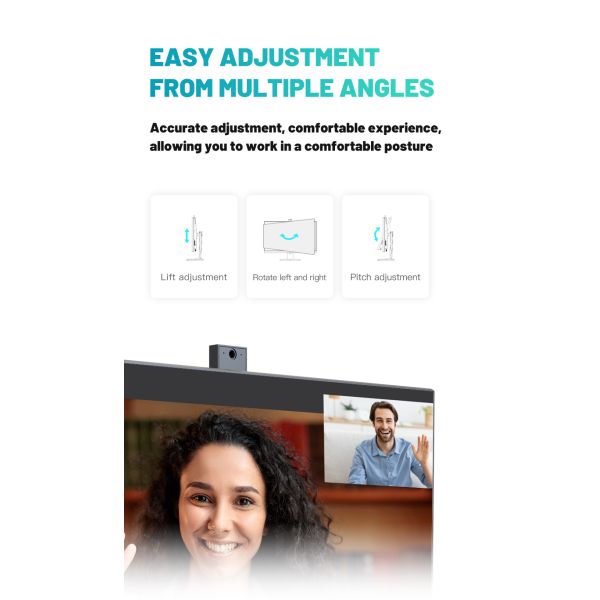 Resolución 4K 27 pulgadas LED PC de juegos Monitor de altura ajustable Bracket 165Hz tasa de actualización