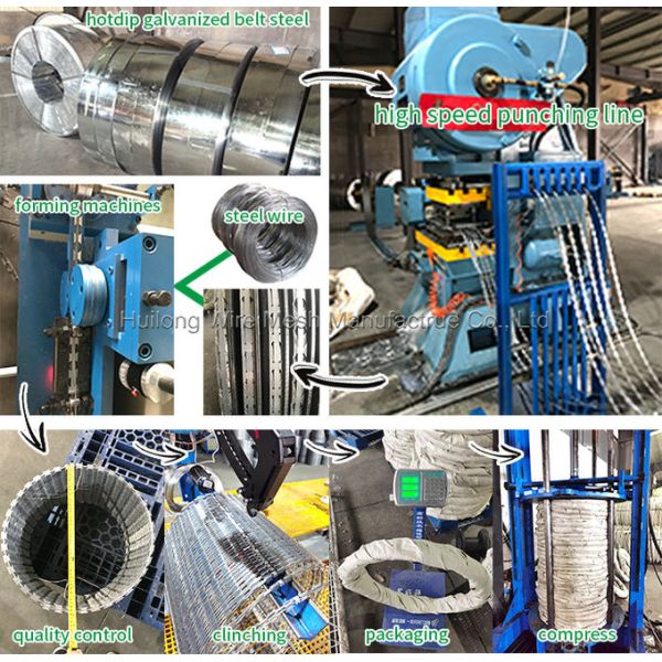 Bto-30 450мм двухжильный забор из колючей проволоки Концертина провода