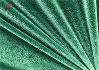 Tissu pressé 75d de velours de Spandex teint par plaine pour la veste de pantalon de jupe