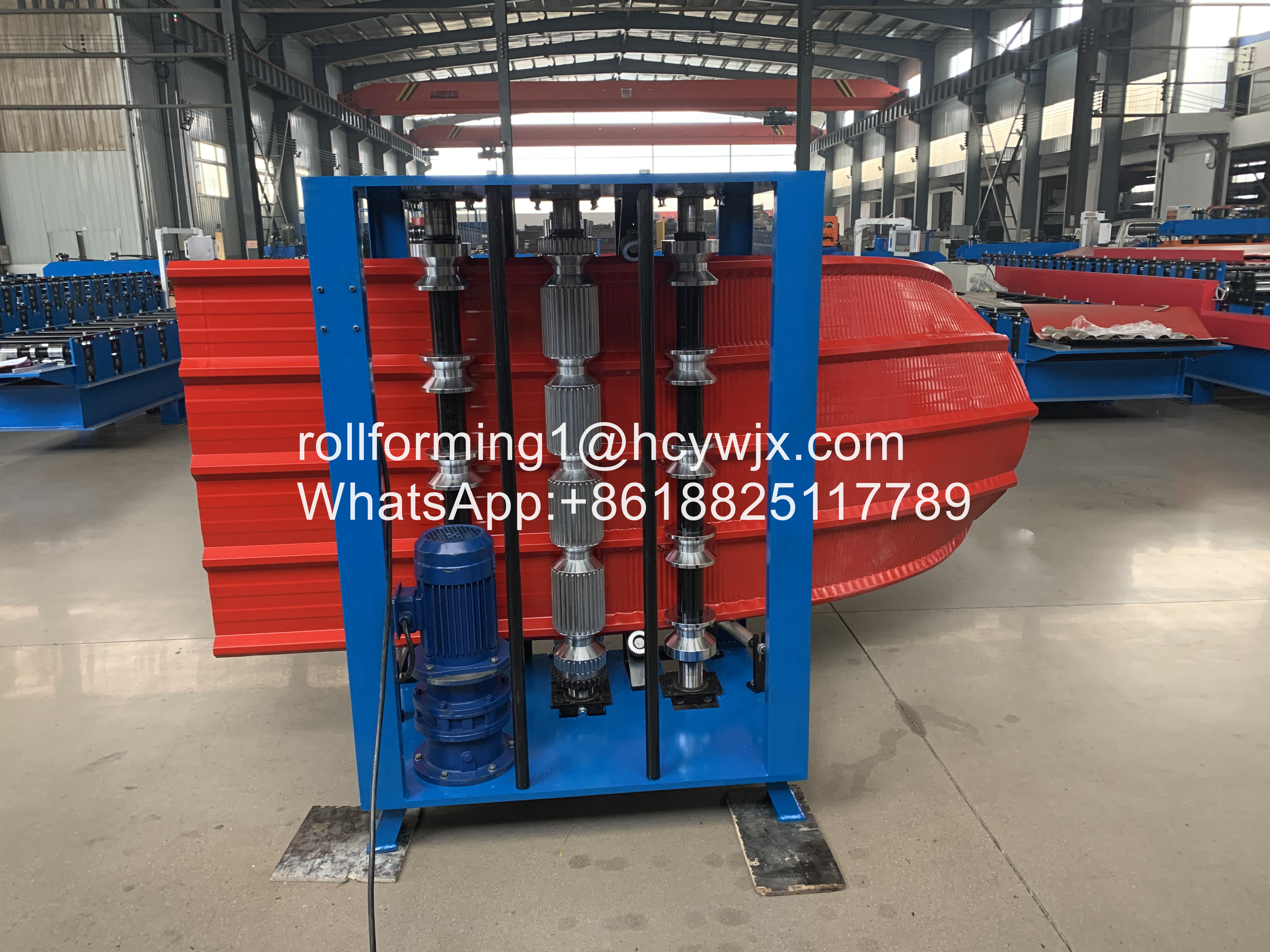 Гнуть руководства Plc машины листа крыши Gi 6m/Min Ppgi гофрируя