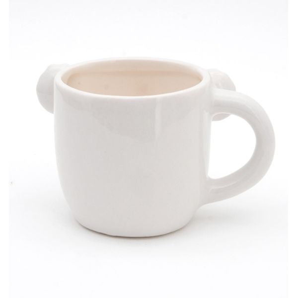 Классный логотип керамические милые 3D животные лица в форме кофейных кружек