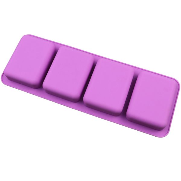 1 Piece SHUXIN YZ-66 Square Silicone Cake Molds Eco-Friendly Disposable for Soap Candle Resin Crafting High Temperature