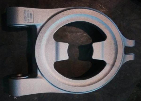 Construction Machinery Resin Sand Casting Round Link With Shot Blasting Surface