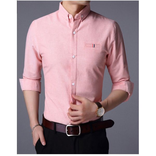 Vintage Custom Cotton All Over Print Plus Size Casual Long Sleeve Men's Oversized Shirt