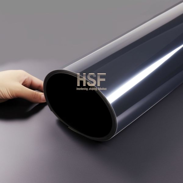 Film antistatique noir de 50 mm en silicone revêtu de film PET 1360 mm