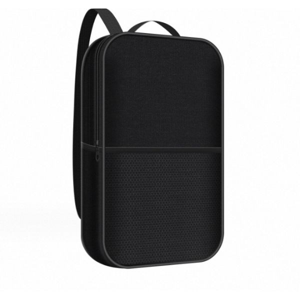 Black Pickleball Paddle Bag Waterproof Oxford Cloth Bag For Outdoor Activities