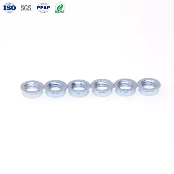 Partes giratorias CNC a medida M0.8-M12 zincadas para uso industrial