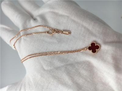 Abaixe a colar fina dada forma da corrente do ouro, colar do pendente do ouro 18k com pedra preciosa